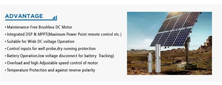 3DSP4-50-48-400 400w Dc Brushless Solar Powered Deep Well Water Pumps suppliers